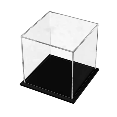 Doorzichtige Acryl Display Case Geassembleerde Kubus Display Box Stand Stofbestendig Beschermingsvitrine voor Action Figures Speelgoed
