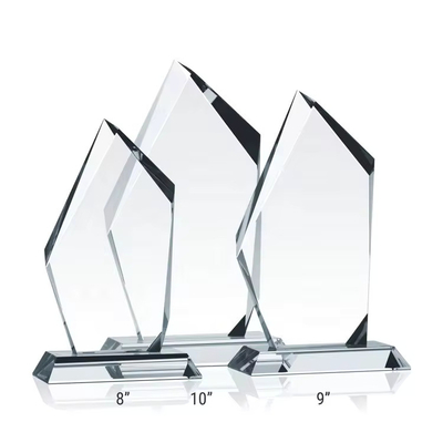 6'' Clear Diamond Acrylic Recognition Awards Trophy Plaque Bản khắc tùy chỉnh
