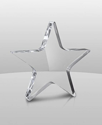 Highly Durable PMMA Award Cast Plexiglass Plaques 11x13.5cm Custom Engraving
