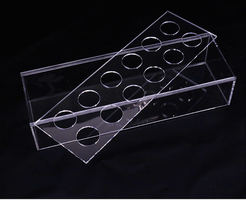 OEM ODM Tabletop Clear Acrylic Rectangle Vase, Hôn lễ Acrylic Flower Display Box