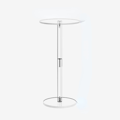Dễ dàng lắp ráp đồ nội thất Acrylic tùy chỉnh Clear Side Table Coffee Table For Small Space
