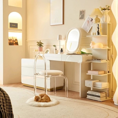 Modern Custom Acrylic Furniture acrylic dressing table chair 43X45X73cm For Bedroom