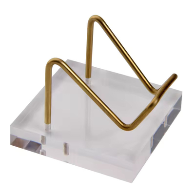 Clear Plexiglas Stand Acrylic Stand for Displaying Stones and Decorative Items