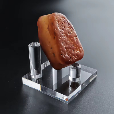 Clear Plexiglas Stand Acrylic Stand for Displaying Stones and Decorative Items