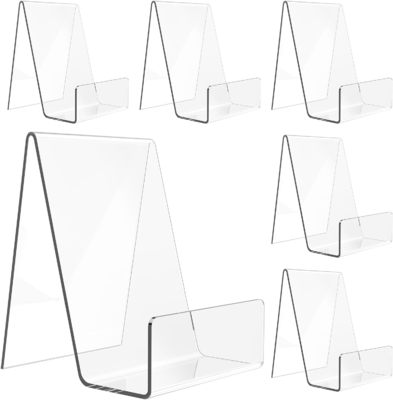 OEM Acrylic Display Stand Acrylic Desktop Organizer For Books Albums CDs Magazines