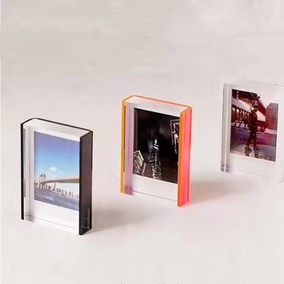 4'x 6'fotogramma acrilico con magneti, fotogramma acrilico trasparente per tavolo OEM