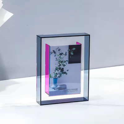 5''X 7'' Acrylic Photo Frame Square Acrylic Shadow Box Frame Wall Mounted Double Side