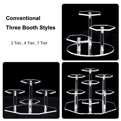 Assembled Acrylic Display Stand For Action Figures Dolls Jewelry Perfume Organizer