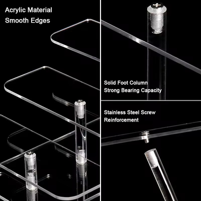 Groothandel Acrylische zonnebrillen Display Stand Brillen Display Rack 3-laag POS Display Rack