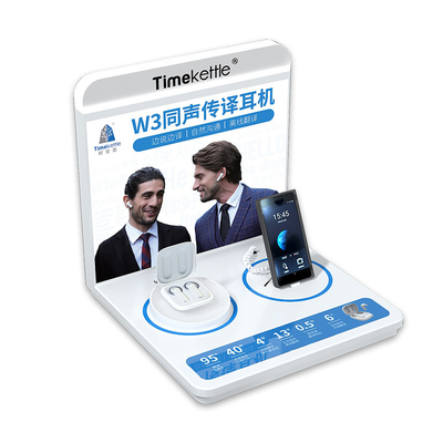 OEM Cast Acrylic Display Rack , Acrylic Counter Display Stand With Graphics