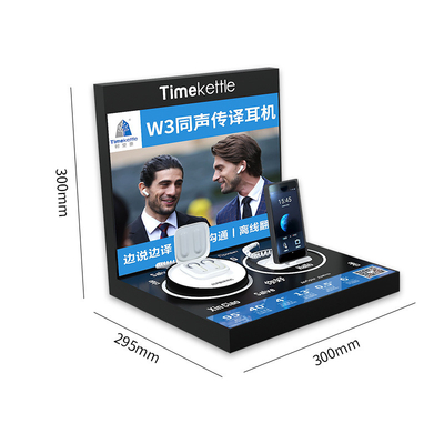 OEM Cast Acrylic Display Rack , Acrylic Counter Display Stand With Graphics