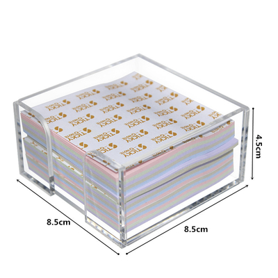Tùy chỉnh màu văn phòng sử dụng Note Pad Acrylic Box Plexiglass Pad Holder cho nhà hàng