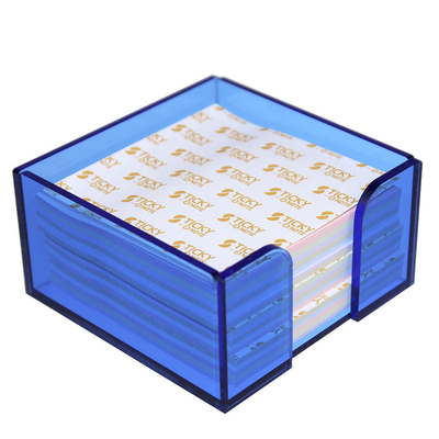Tùy chỉnh màu văn phòng sử dụng Note Pad Acrylic Box Plexiglass Pad Holder cho nhà hàng