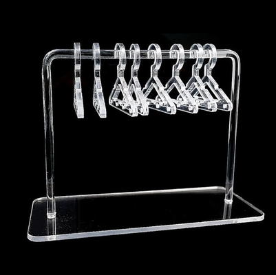 Clear Color Acrylic Rack Hanger Display Stand Acrylic Earring Hanger Rack OEM