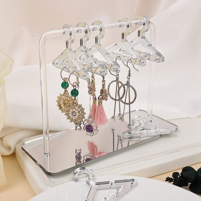 Clear Color Acrylic Rack Hanger Display Stand Acrylic Earring Hanger Rack OEM