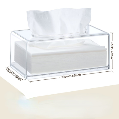 Groothandel Desktop Transparent Creative Acrylic Tissue Box Voor Restaurants En Hotels