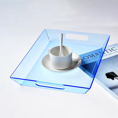 Thẻ phục vụ Acrylic màu xanh tùy chỉnh Thẻ hoa quả màu sáng Phong cách hiện đại Đẹp hình chữ nhật