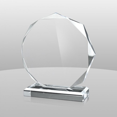 Custom Transparent Flame Shape Acrylic Plaque Awards For Business Recognition