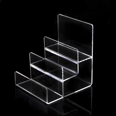 Multi Tier Acrylic Wallet Display Stand Plexiglass Chiếc màn hình bán lẻ