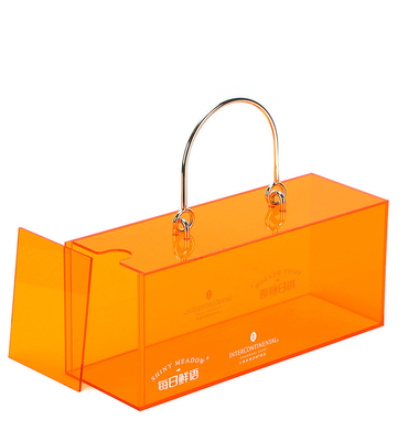 Luxurious Custom Color Acrylic Box For Cake Chocolate Packing Gift Packing