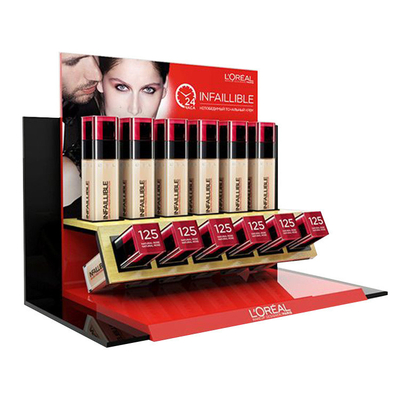 OEM Acrylic Display Stand For Organized Makeup Lipstick Nail Polish Storage