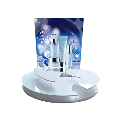 Custom Acrylic Cosmetic Display Stands for Skincare Products in Malls and Supermarkets