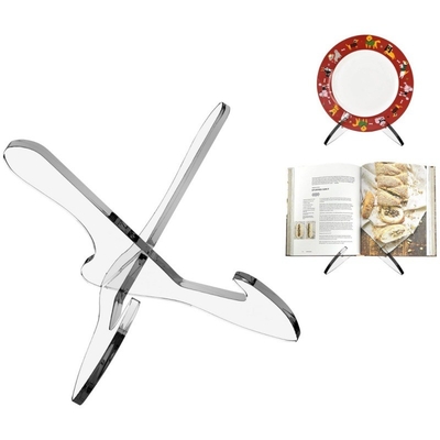 Transparent Acrylic Display Stand for Bowls, Plates, Books, Envelopes  Photo Albums  CDs  and Tablets