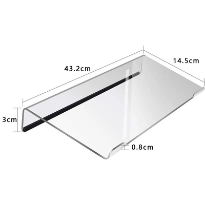 Doorzichtige acryltoetsenbord voor kantoor- of computerspelgebruik of studiegebruik thuis