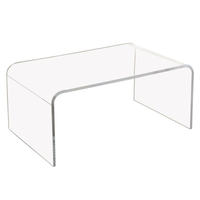 Aangepaste Acrylische koffietafel Elegante en krasbestendige met aangepaste dikte