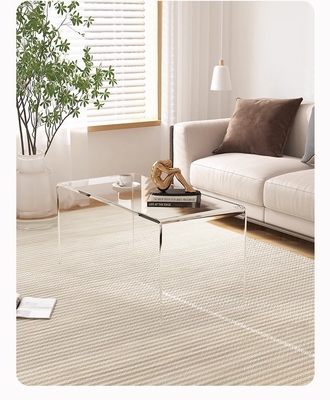 Aangepaste Acrylische koffietafel Elegante en krasbestendige met aangepaste dikte
