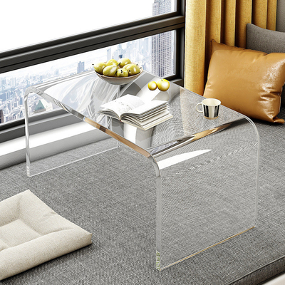 Aangepaste Acrylische koffietafel Elegante en krasbestendige met aangepaste dikte