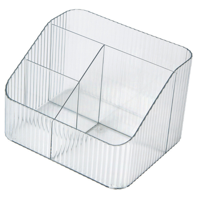 Acrylische transparante cosmetica opslagdoos make-up organisator acrylische cosmetica houder voor badkamer