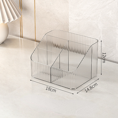 Acrylische transparante cosmetica opslagdoos make-up organisator acrylische cosmetica houder voor badkamer