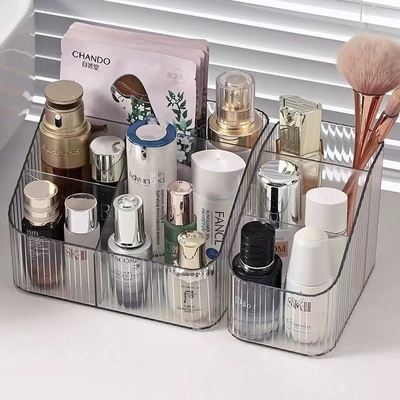 Acrylische transparante cosmetica opslagdoos make-up organisator acrylische cosmetica houder voor badkamer