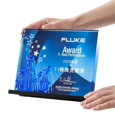 Quà tặng cao cấp tùy chỉnh bán buôn Trophy Acrylic Giải thưởng hoặc tấm bảng cho công nhận kinh doanh của nhân viên xuất sắc