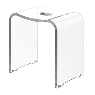 Sản phẩm có độ bền và minh bạch Acrylic Step Stool Sản phẩm tắm nhỏ cho lối vào Tắm phòng tắm Nhà bếp Phòng ngủ và phòng khách